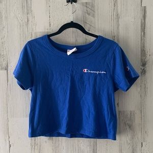 champion cropped tee